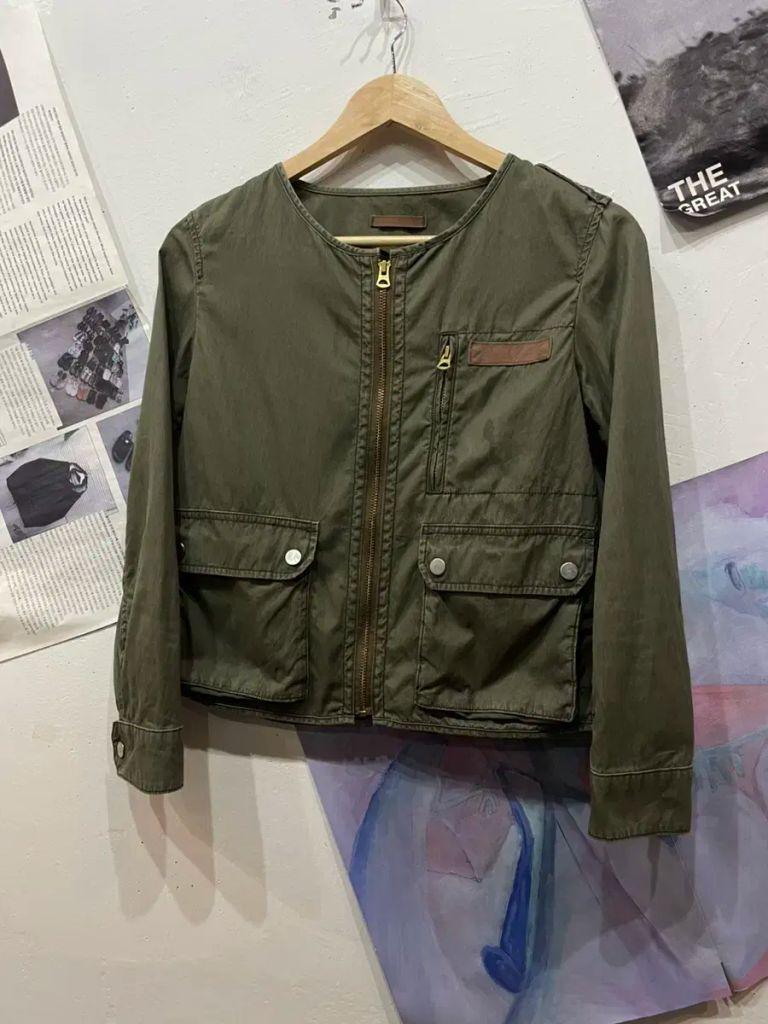 일본빈티지 MACPHEE 카키 집업 자켓 2