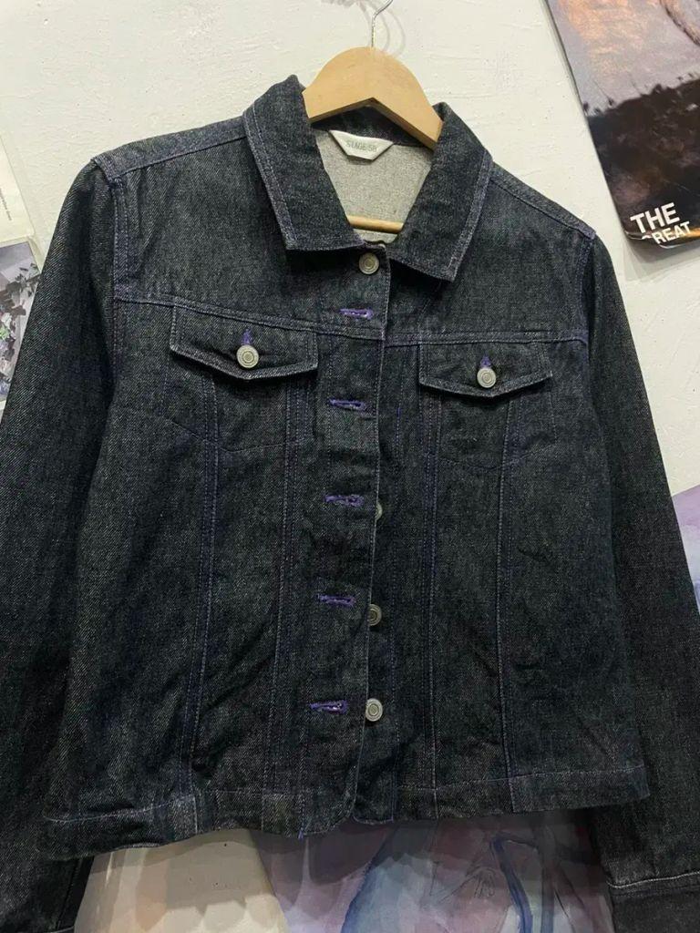 일본빈티지 퍼플스티치 데님자켓 우먼즈 3