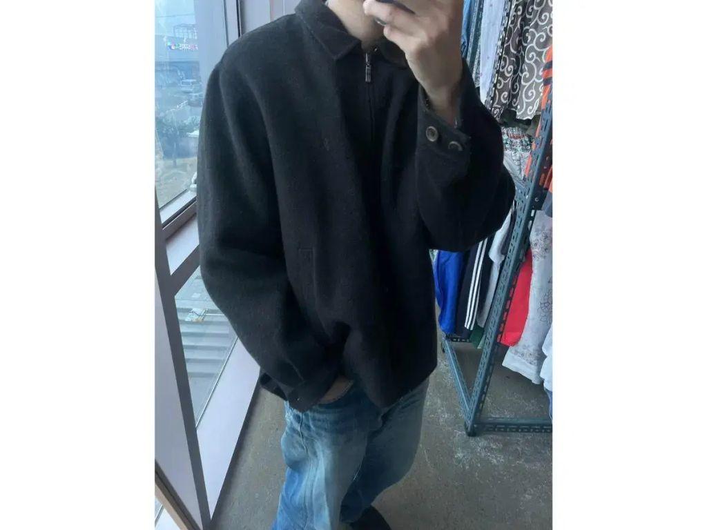 미니멀 울 블루종 자켓 2