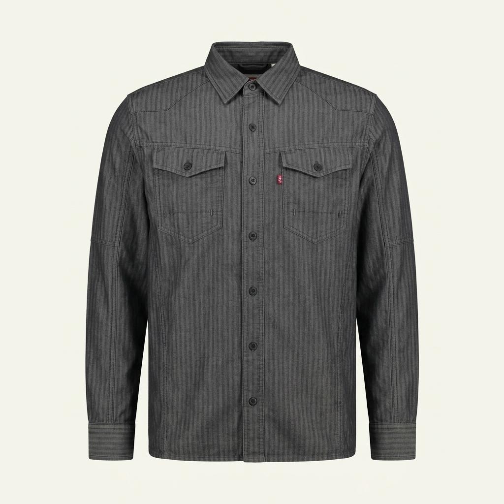 일본빈티지 BURTLE WORK WEAR 워크 셔츠 1