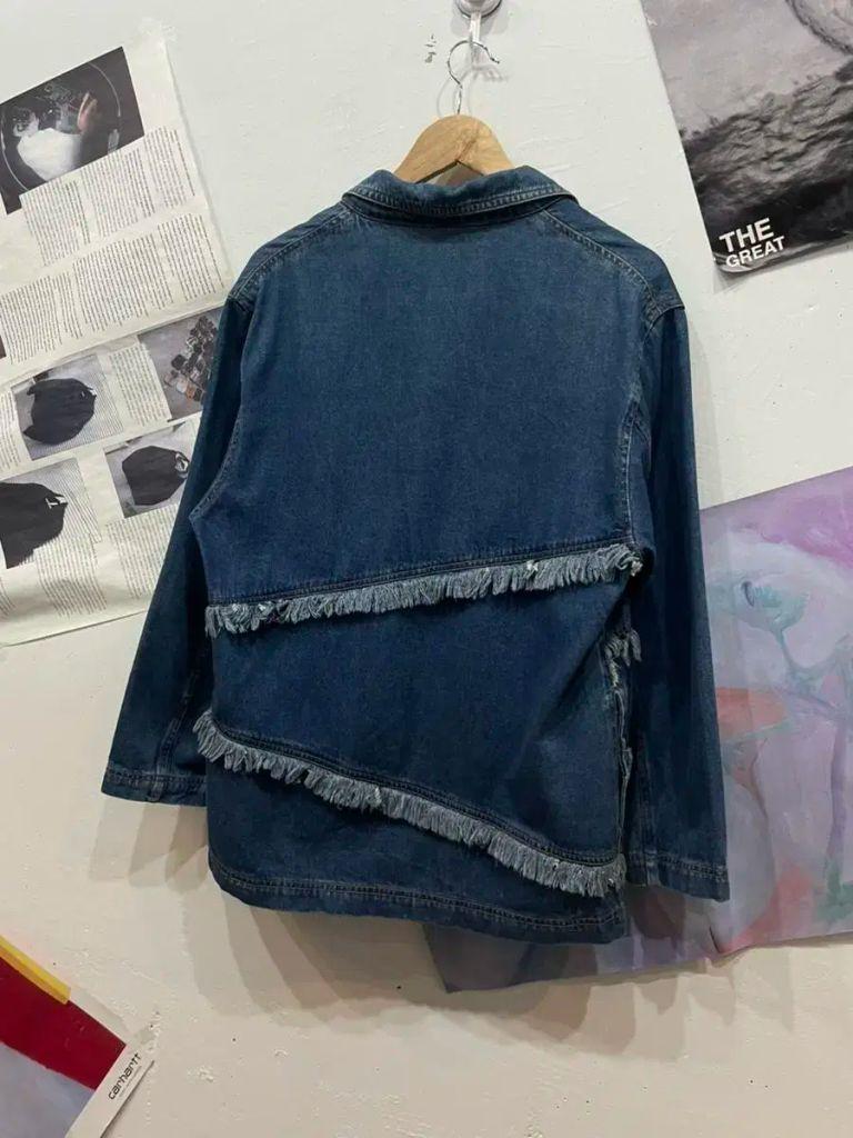 일본빈티지 프린지 데님 자켓 5