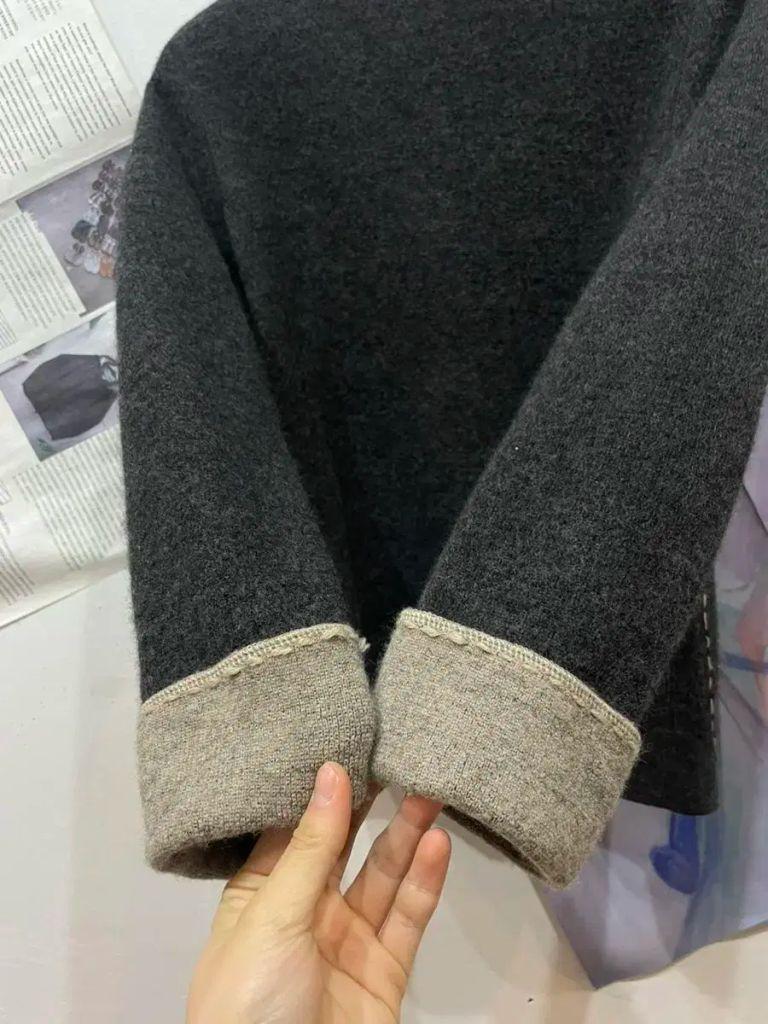 일본빈티지 울100% 스티치 자켓 우먼즈 4