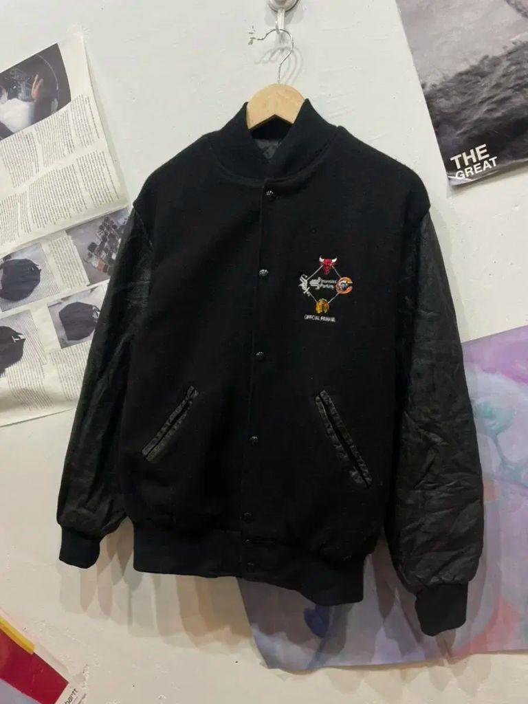 Holloway 레더 바시티 자켓 (USA made) 2