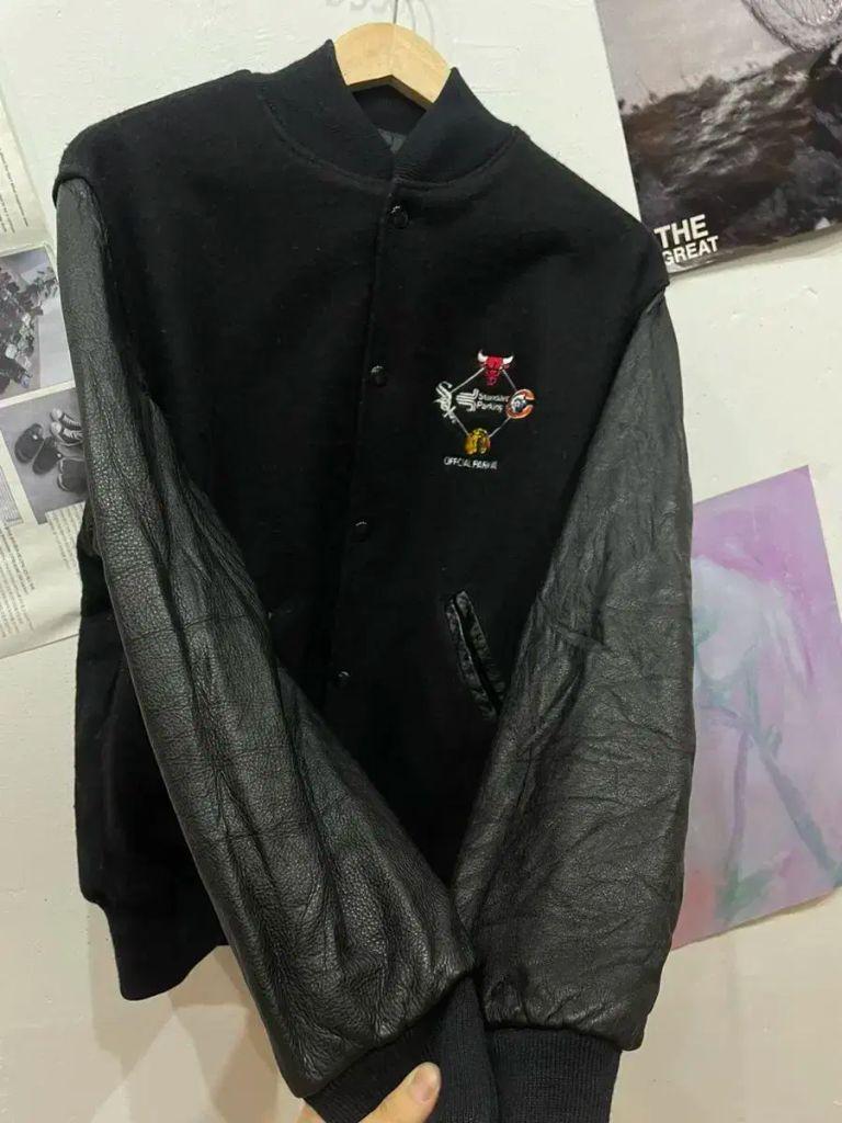 Holloway 레더 바시티 자켓 (USA made) 5