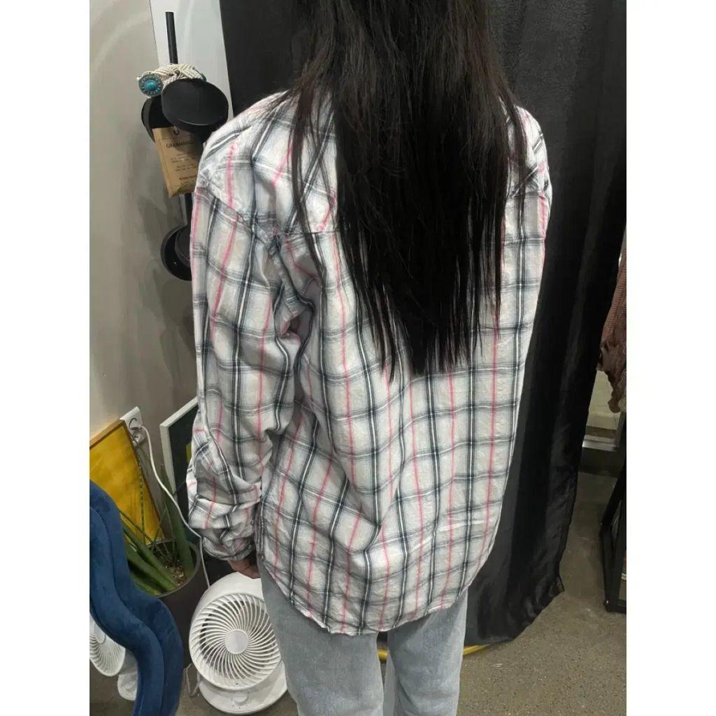 일본빈티지 ikka 웨스턴 체크셔츠 2