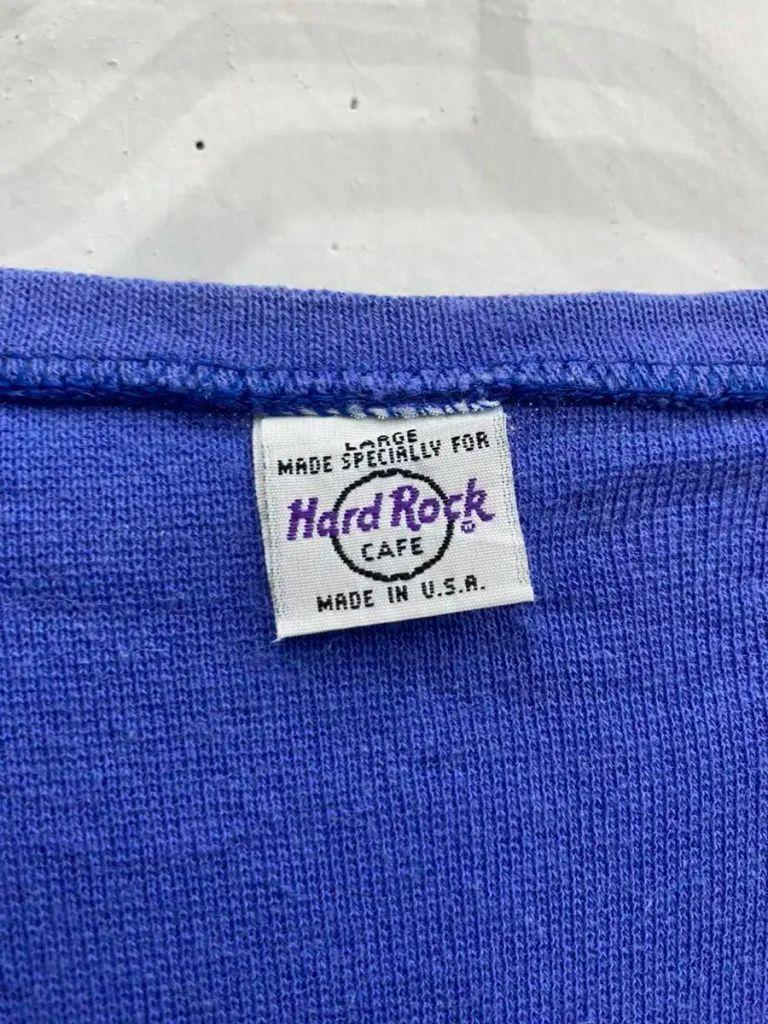 하드락카페 자수로고 반팔 USA made 4