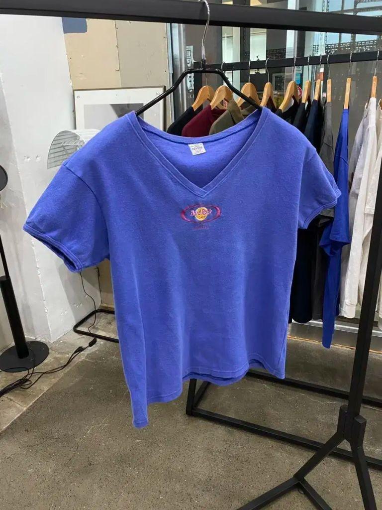 하드락카페 자수로고 반팔 USA made 2