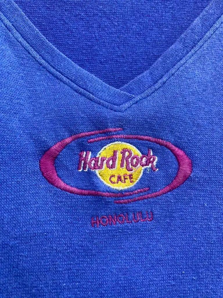 하드락카페 자수로고 반팔 USA made 3
