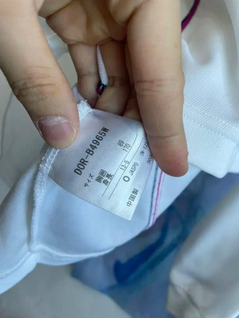 데상트 여성 핑크로고 스포츠 웜업 5