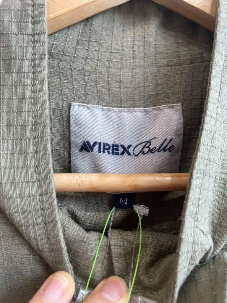AVIREX 아비렉스 립스탑 린넨/코튼 밀리터리 자켓 데드스탁 8