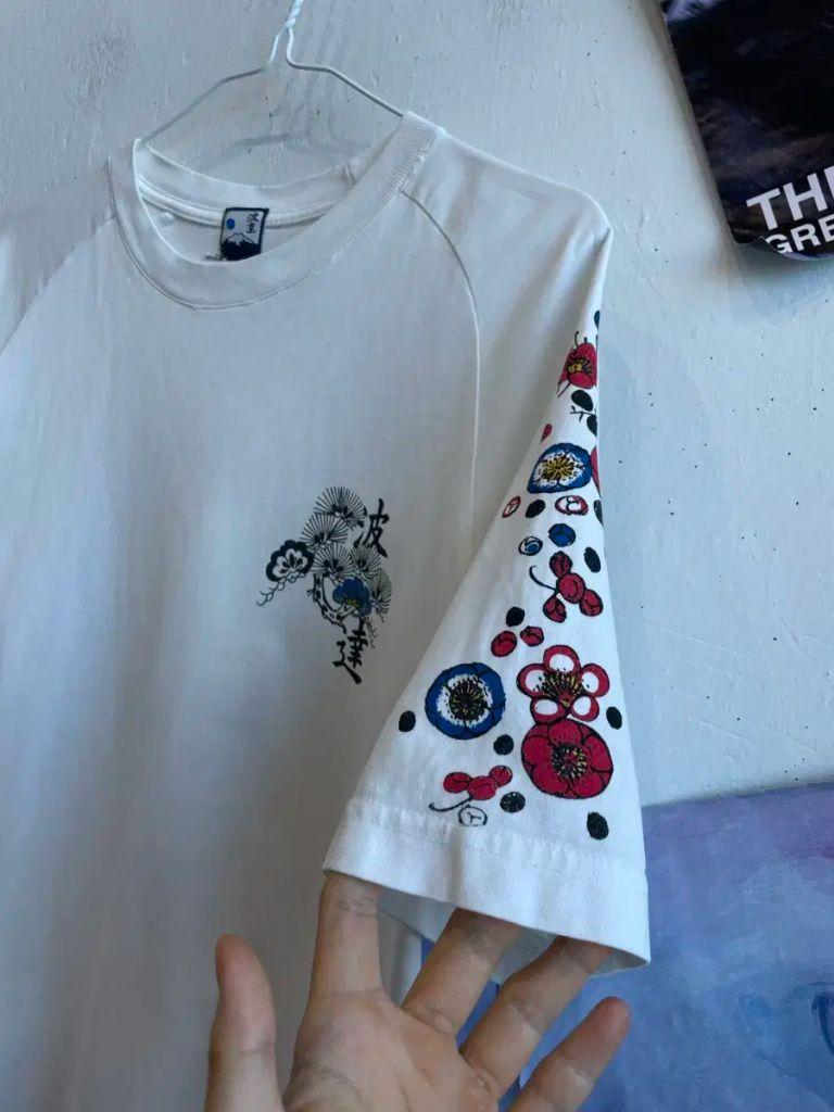 Kaos Line JPN 아트워크 반팔 티셔츠 (made in japan 4