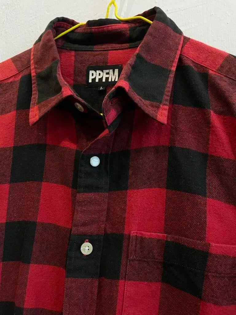 일본빈티지 ppfm 버팔로 체크 셔츠 L 3