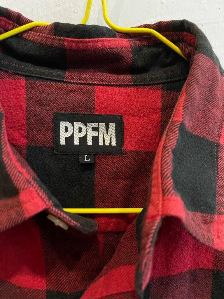 일본빈티지 ppfm 버팔로 체크 셔츠 L 5