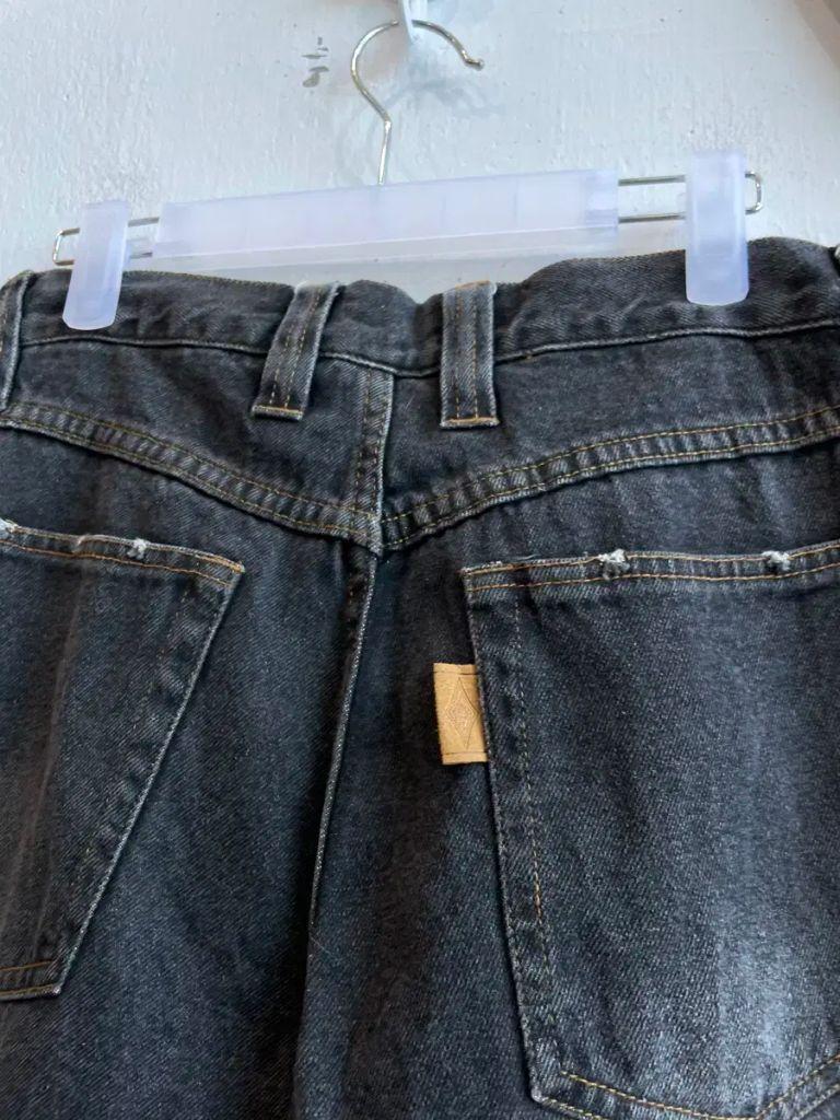 BEAR 펀칭 흑청 데님 쇼츠 반바지 5