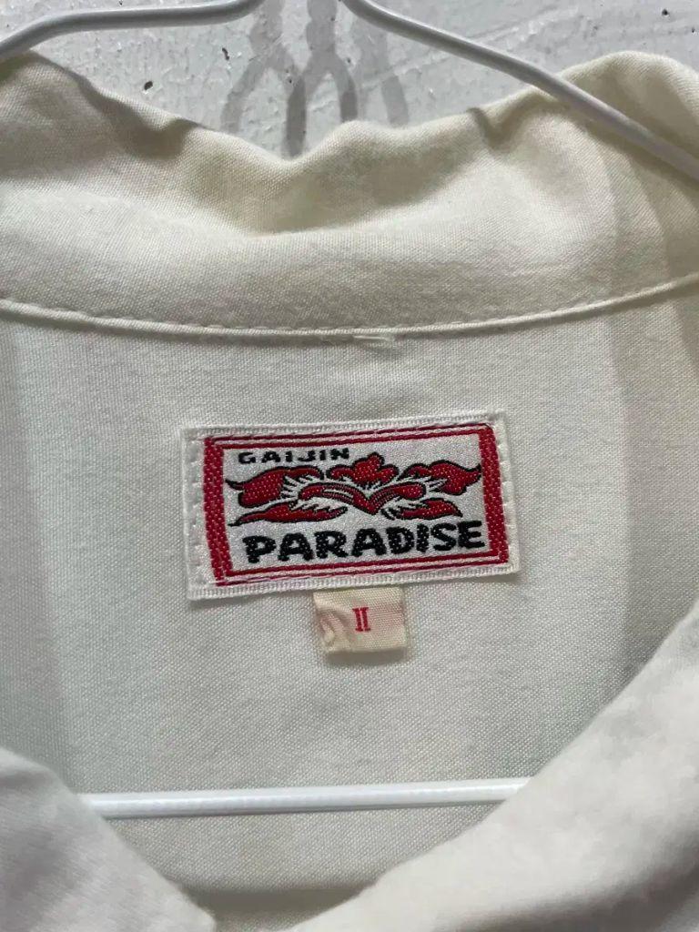 일본빈티지 GAIJIN PARADISE 드래곤 반팔 셔츠 7