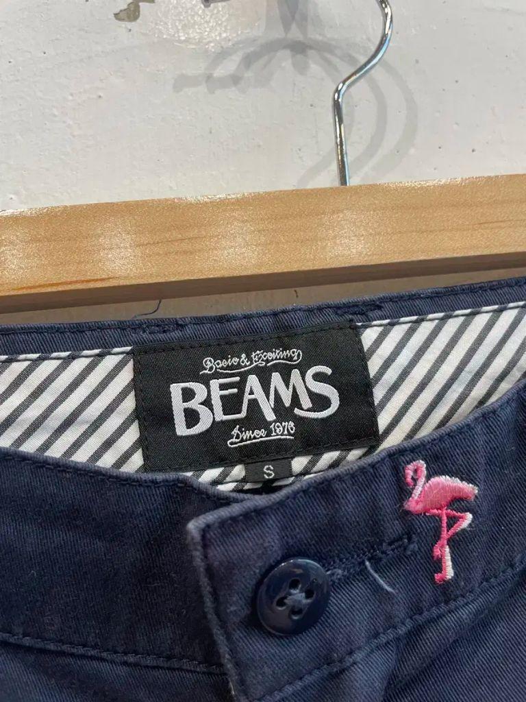 beams 빔즈 홍학 자수로고 반바지 쇼츠 4