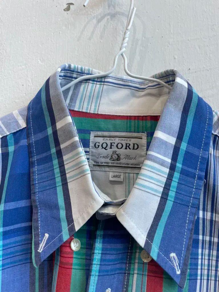 GQ FORD 빈티지 체크 셔츠 4