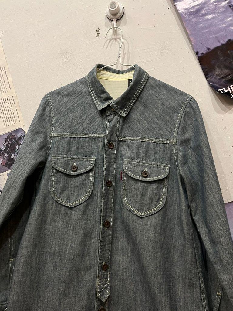 리바이스 샴브레이 워크 셔츠 원피스 우먼즈 made in japan 4