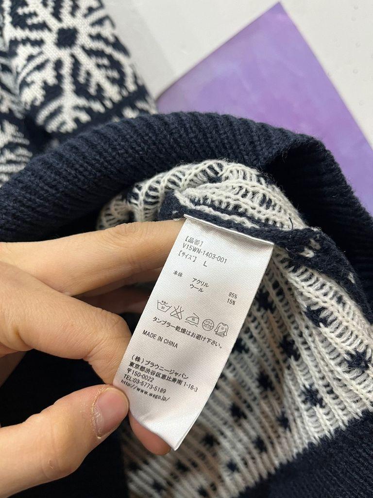일본빈티지 BROWNY JPN 노르딕 니트 5