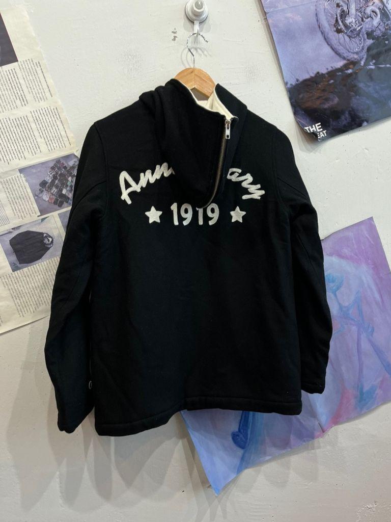 챔피온 ANV 1919 스타디움 울 자켓 우먼즈 블랙 2
