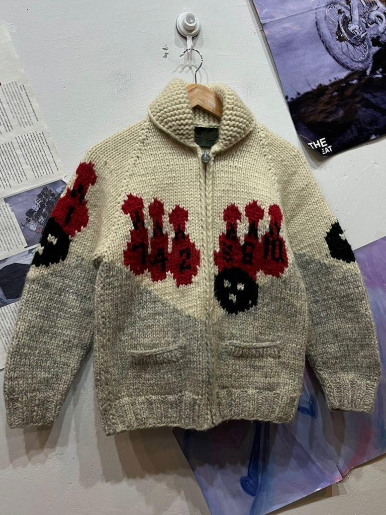 Canadian Sweater Company 볼링 코위찬 우먼즈 Made In CANADA 3