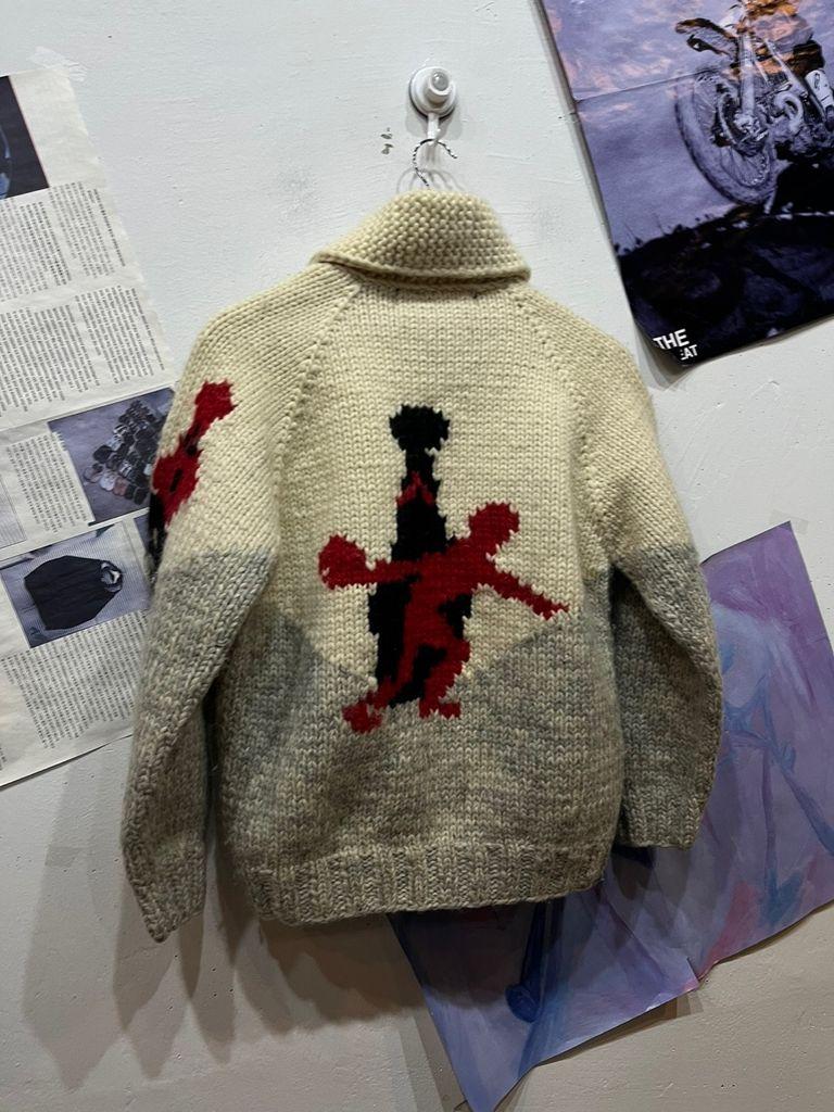 Canadian Sweater Company 볼링 코위찬 우먼즈 Made In CANADA 5