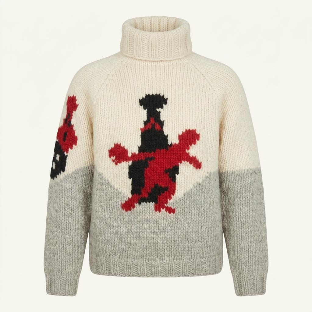 Canadian Sweater Company 볼링 코위찬 우먼즈 Made In CANADA 1