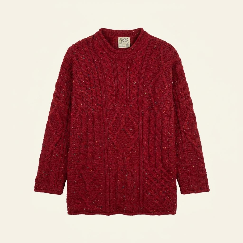 Carraig Donn 아일랜드 제조 아란 니트 스웨터 1