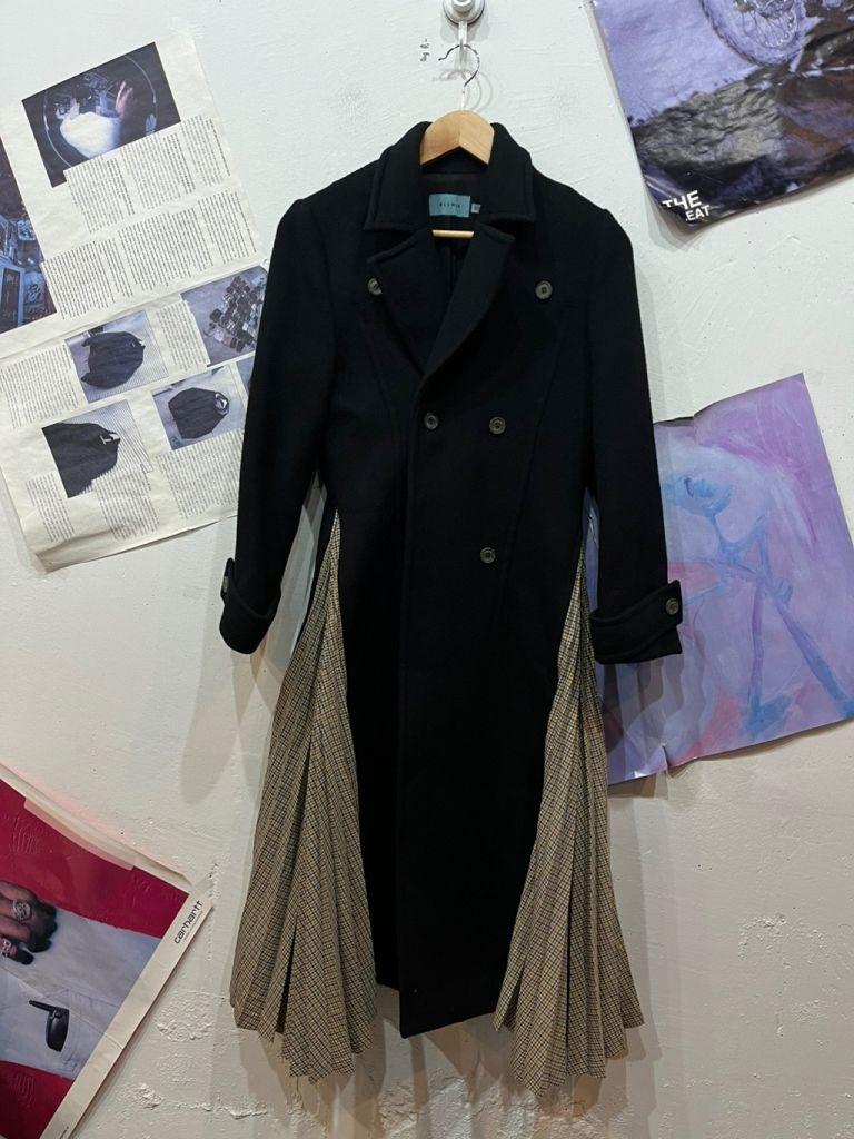 블루민 파리지엔느 울 캐시미어 코트 블랙 XS 2