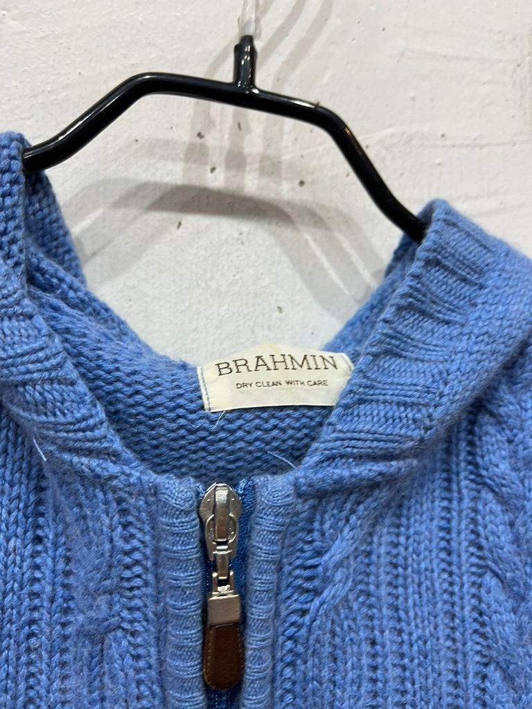 BRAHMIN 앙고라 캐시미어 블렌디드 케이블 니트집업 우먼즈 5