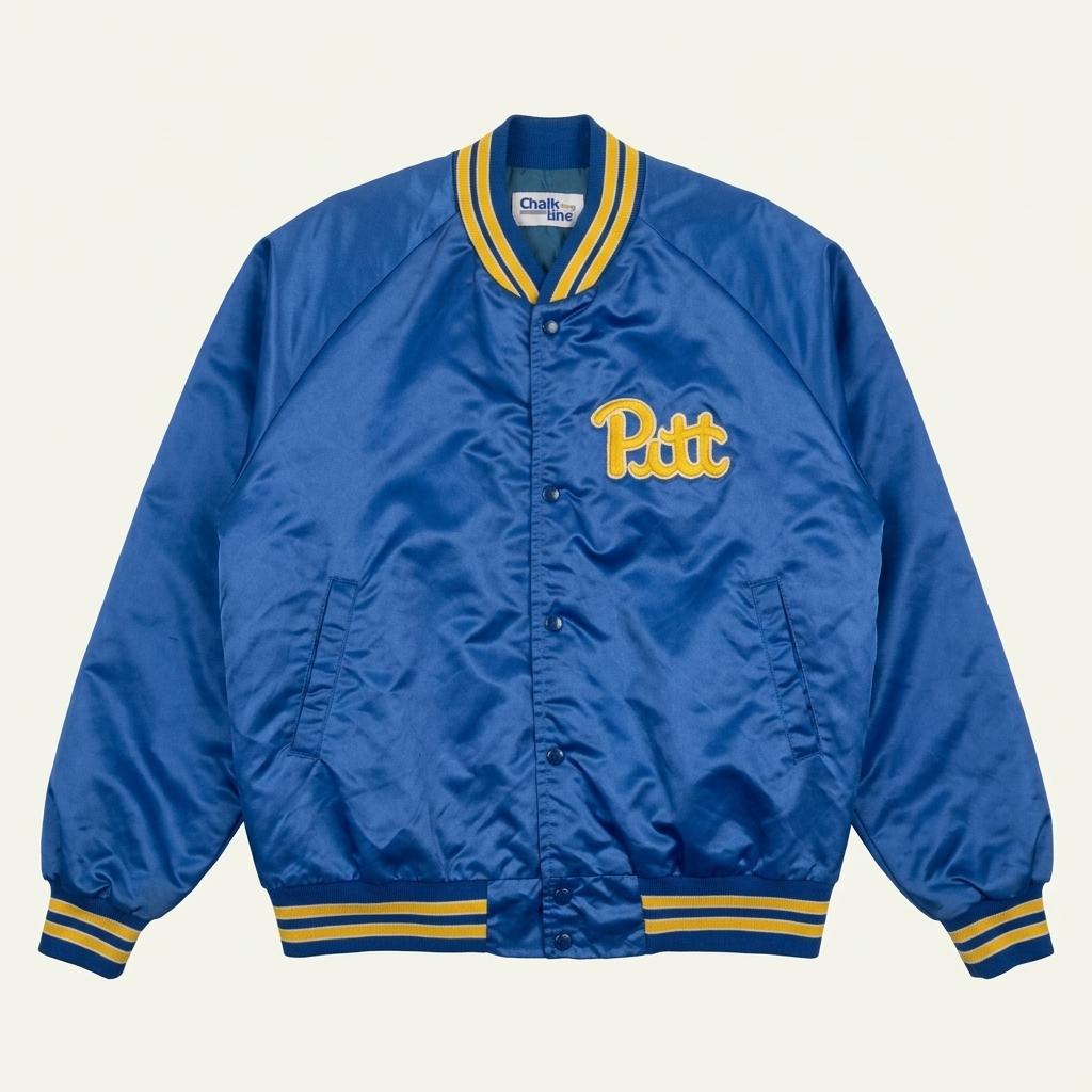 80s Chalk Line 초크라인 피츠버그 나일론 바시티 자켓 XL ( Made in 1