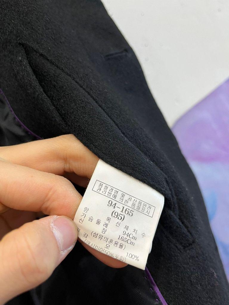 로가디스 캐시미어 울 코트 블랙 95 6