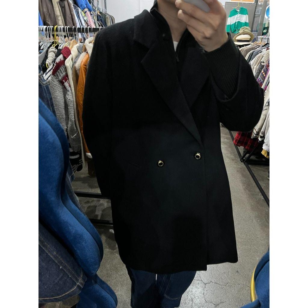 REVE AUBE 퓨어 캐시미어 코트 블랙 5