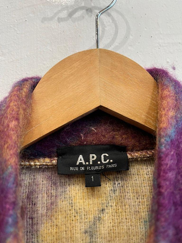 90s APC 아페쎄 아가일 울 자켓 Made In FRANCE 1996 7