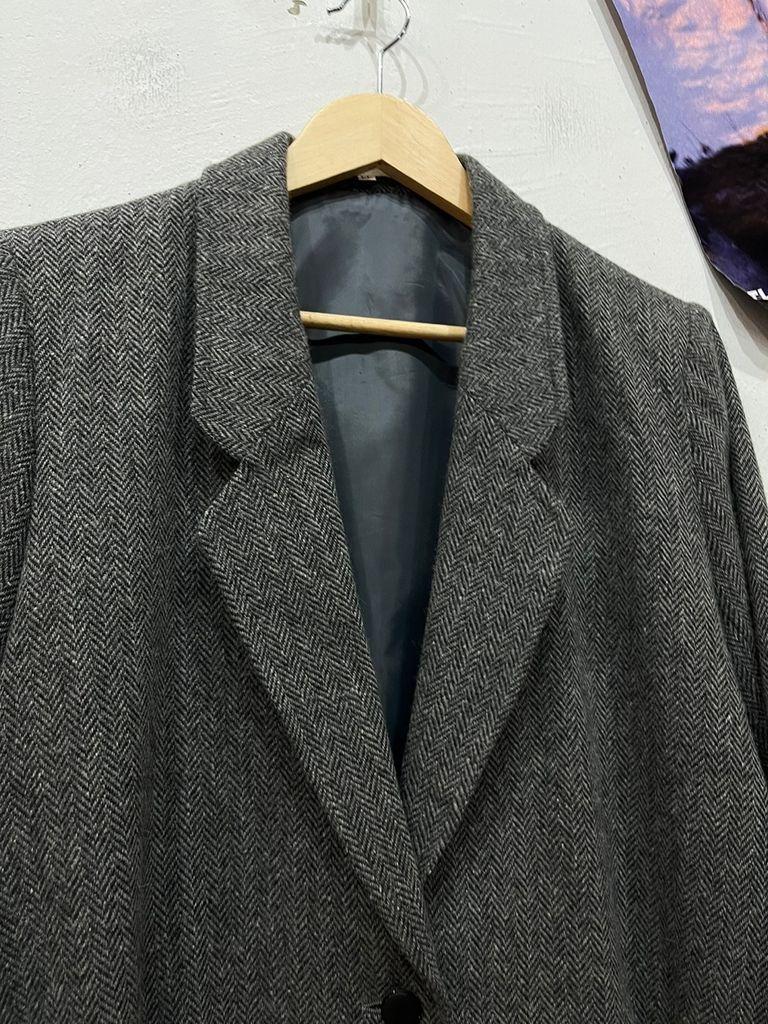 Made in Japan 헤링본 울 블레이저 자켓 우먼즈 3