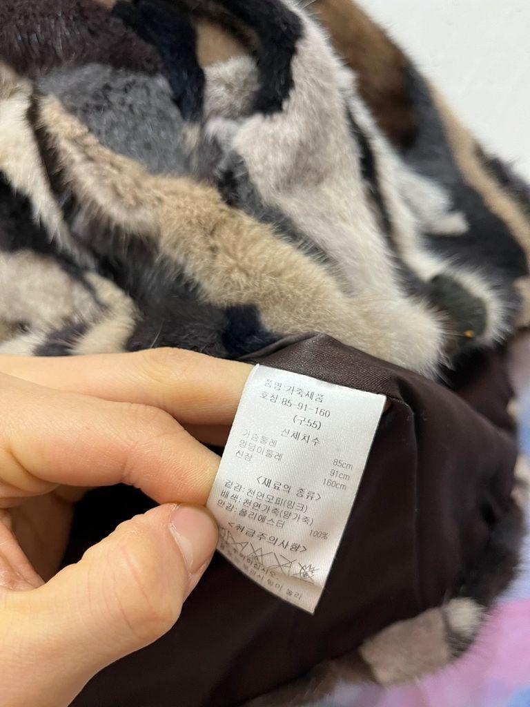 유로컬렉션 밍크 집업 베스트 조끼 7