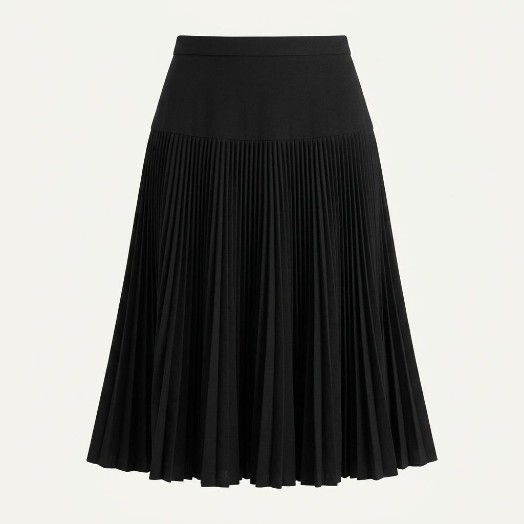 Madame hanai 플리츠 퓨어울 스커트 1