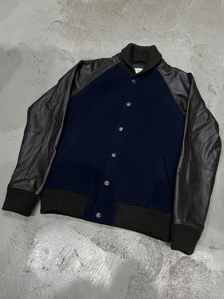 House of Blues 양가죽 레더암 바시티 자켓 2