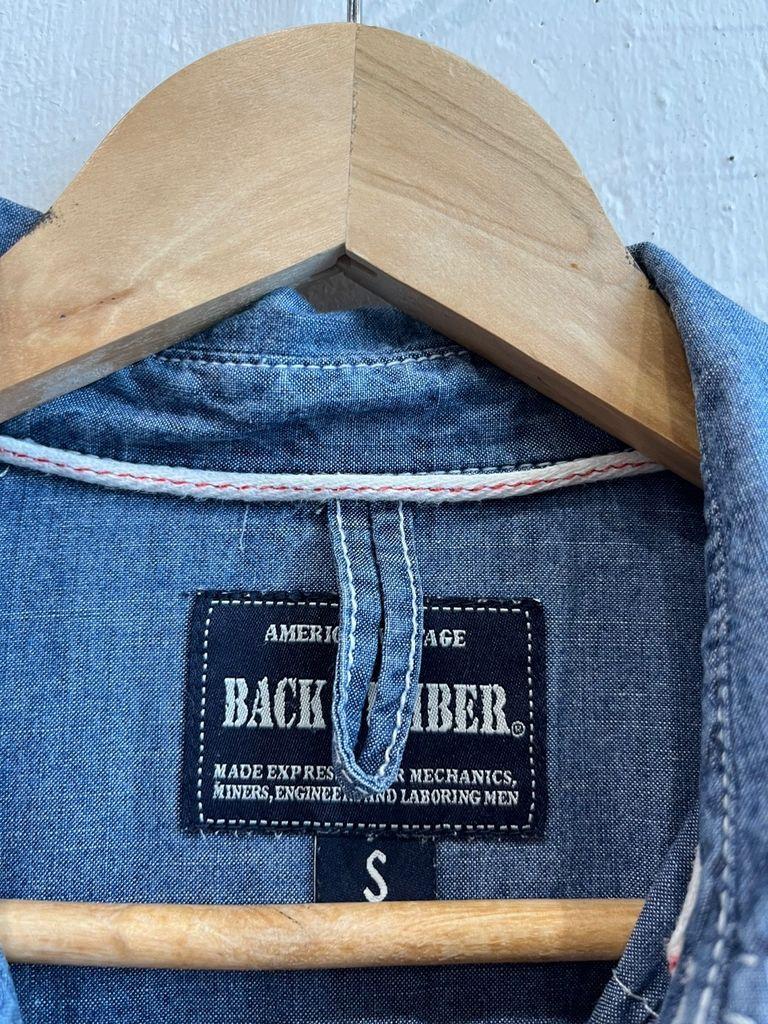 일본빈티지 BackNumber 웨스턴 스티치 샴브레이 셔츠 6