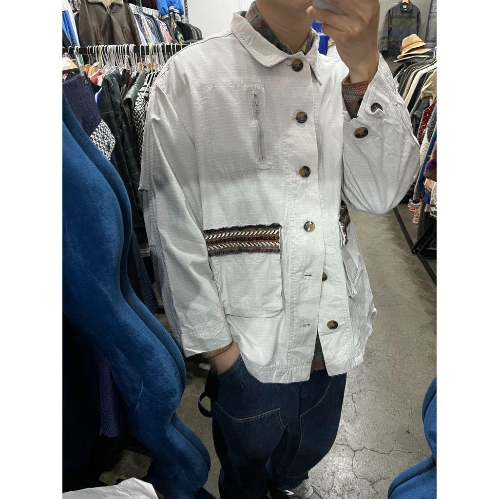 TITICACA 티티카카 립스탑 에스닉 셔츠 자켓 2