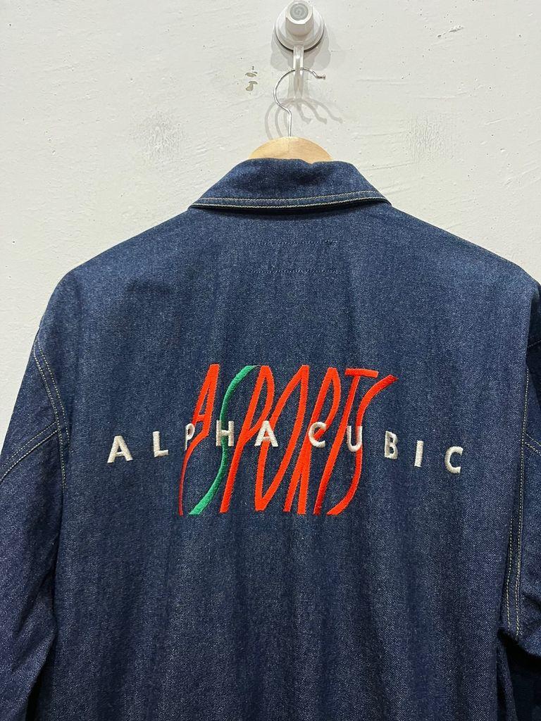 ALPHA CUBIC 데님 봄버자켓 MADE IN JAPAN 6