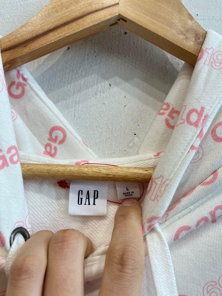GAP 갭 모노그램 크롭 후드 5