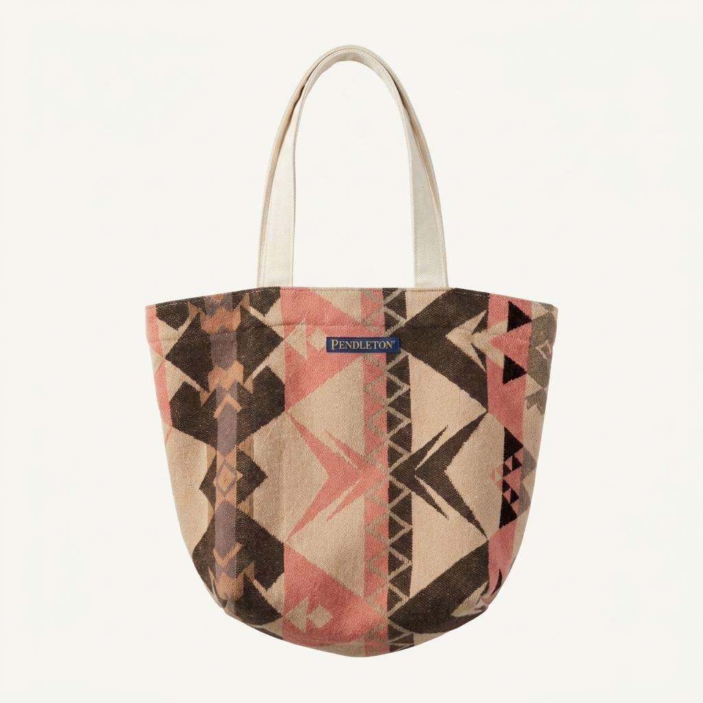 PENDLETON 펜들턴 나바호 아즈텍 퓨어울 미니 토트백 1