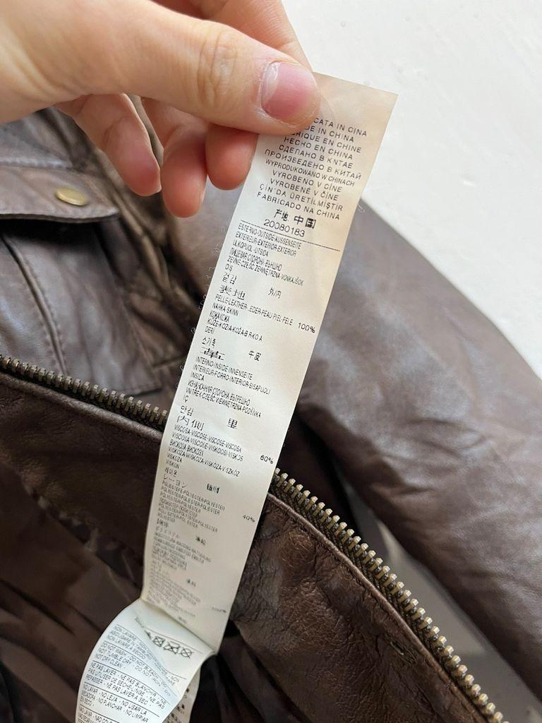 베네통 소가죽 자켓 우먼즈 10