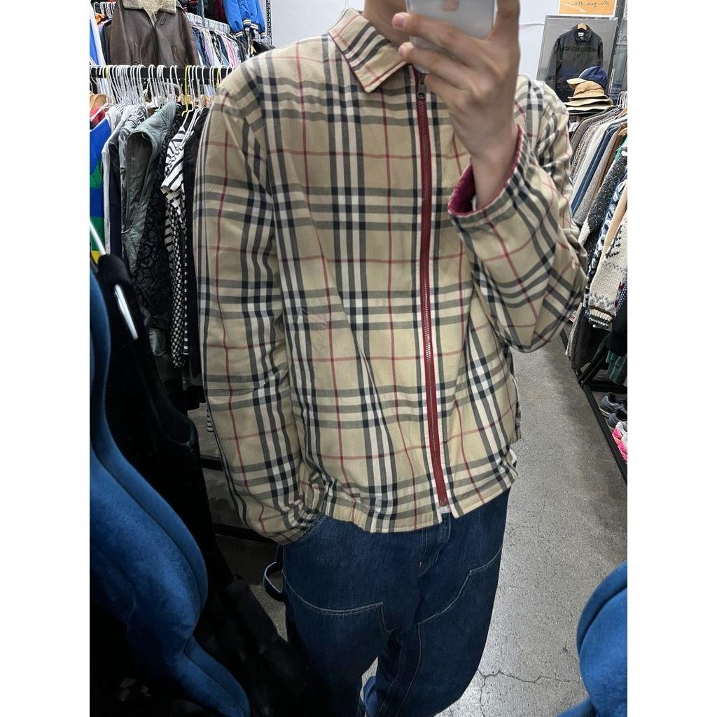버버리 아카이브 리버시블 블루종 자켓 5