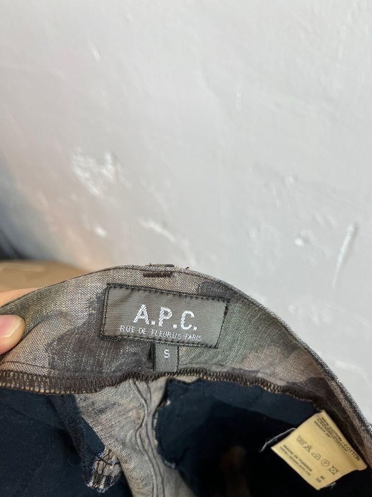 APC 아페쎄 카모플라쥬 니패치 팬츠 riri지퍼 10
