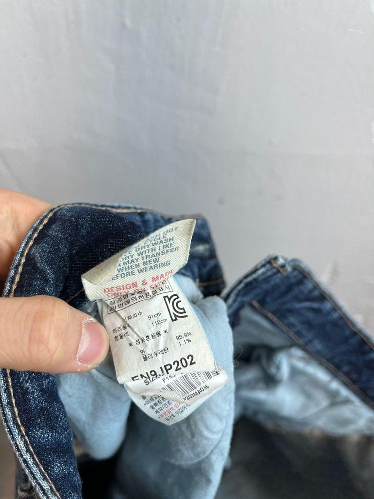 에비수 페인팅 데님팬츠 3