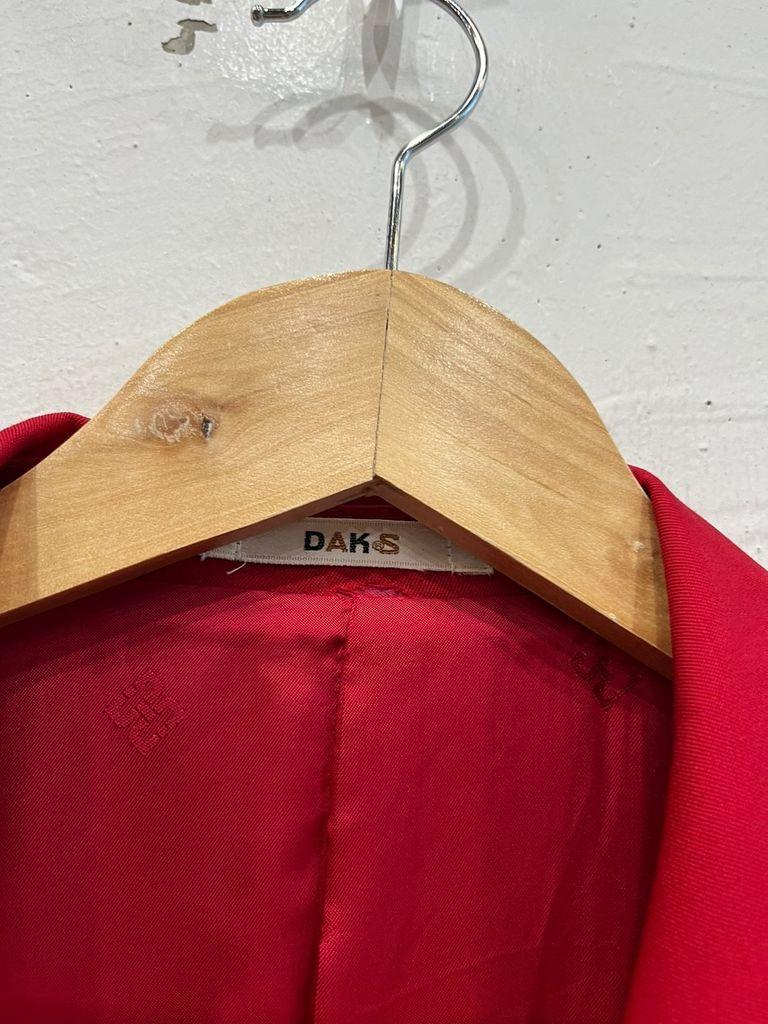 닥스 퓨어울 금장 레드 블레이저 자켓 Made in JAPAN 4