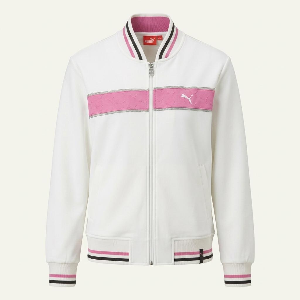 PUMA 퓨마 핑크라인 트랙탑 져지 Made in JAPAN 1