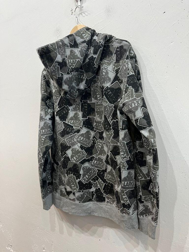 X LARGE 엑스라지 모노그램 후드 L 4